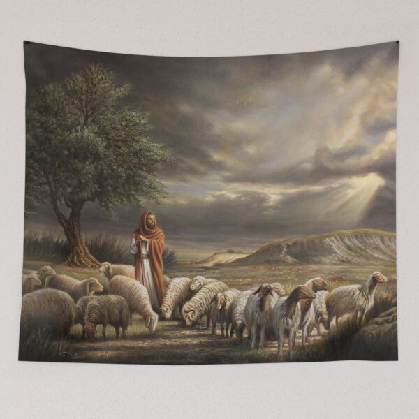 Item preview, Shepherd with Flock designed and sold by Esalazar.