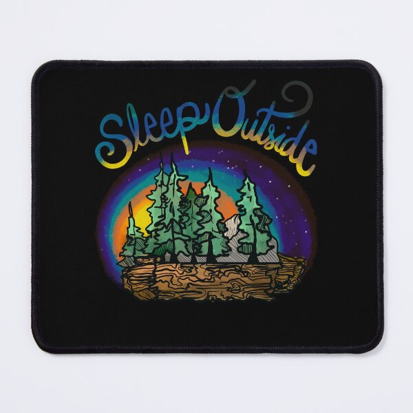Item preview, Sleep Outside Forest Landscape drawing designed and sold by Art of Camping Now.