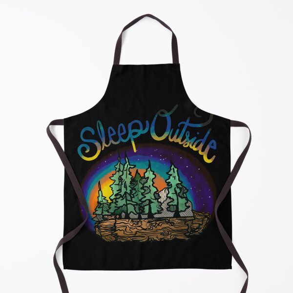 Item preview, Sleep Outside Forest Landscape drawing designed and sold by Art of Camping Now.