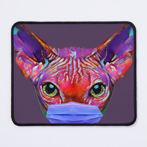 Item preview, Warhol's cat with mask designed and sold by ArtJosephAbalos.