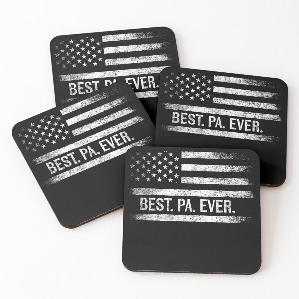 Item preview, best dad ever us american flag father's day men tee designed and sold by CAnastazyshop.
