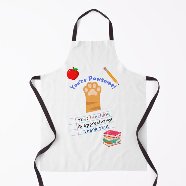 Item preview, Teacher Appreciation You're Pawsome Orange Tabby Cat Paw designed and sold by MYCatStuff.