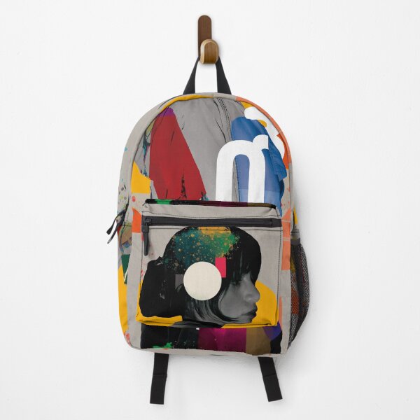 Item preview, Modern Abstract Collage Portrait with Typography designed and sold by yesikavil.
