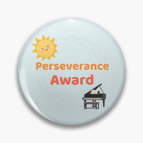 Item preview, Perseverance Award for Piano Students - Piano Recital, Music Student Award, Teacher End of Year Gift designed and sold by ACube Piano Studio.