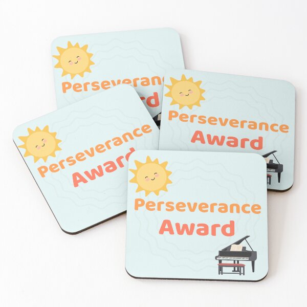 Item preview, Perseverance Award for Piano Students - Piano Recital, Music Student Award, Teacher End of Year Gift designed and sold by ACube Piano Studio.