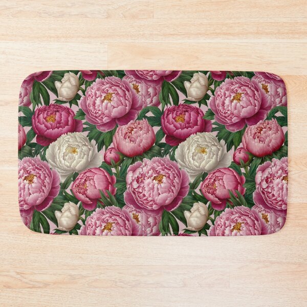 Item preview, Pink and White Peonies Floral Seamless Pattern designed and sold by Leylita Design.