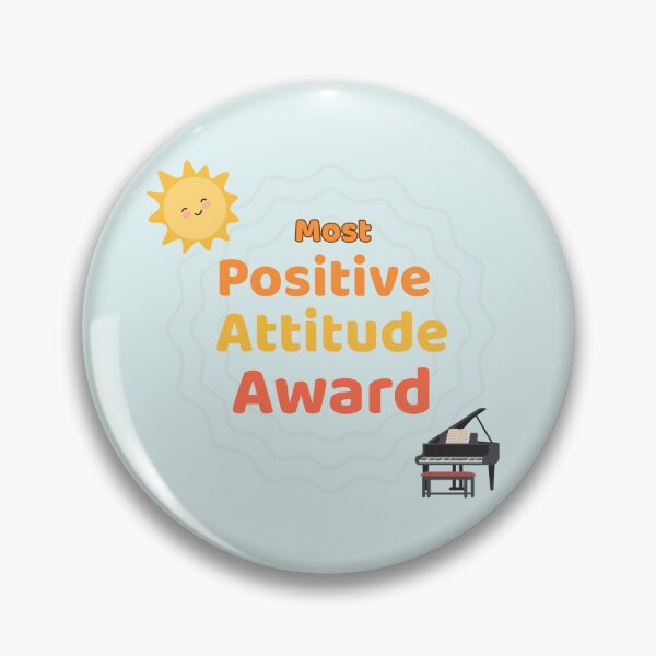 Item preview, Most Positive Attitude Award for Piano Students - Piano Recital, Music Student Award, Teacher End of Year Gift designed and sold by ACube Piano Studio.