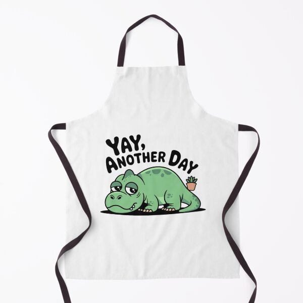 Item preview, Deadpan Unenthusiastic Dinosaur Tired Burnout Art designed and sold by Mr-wow.
