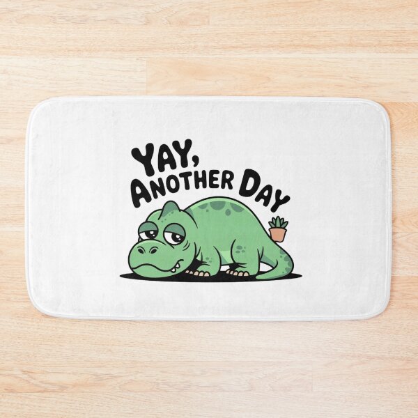 Item preview, Deadpan Unenthusiastic Dinosaur Tired Burnout Art designed and sold by Mr-wow.