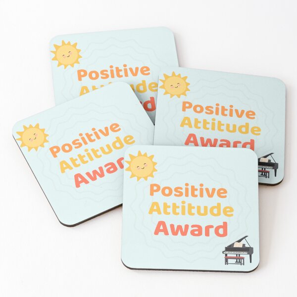 Item preview, Positive Attitude Award for Piano Students - Piano Recital, Music Student Award, Teacher End of Year Gift designed and sold by ACube Piano Studio.