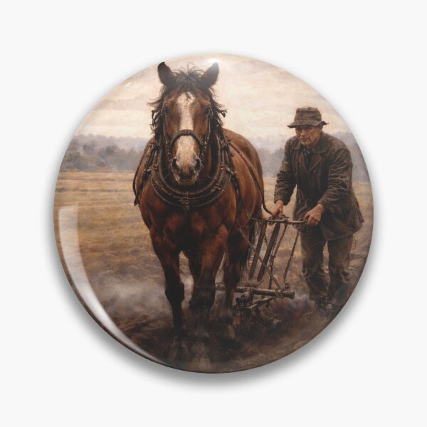 Item preview, Farmer Plowing with Horse designed and sold by slikar.