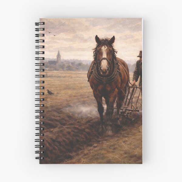 Item preview, Farmer Plowing with Horse designed and sold by slikar.