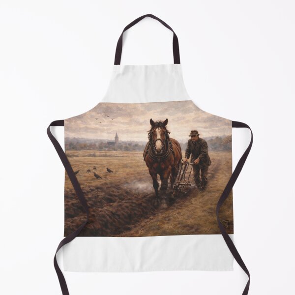 Item preview, Farmer Plowing with Horse designed and sold by slikar.