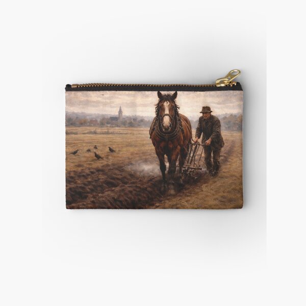 Item preview, Farmer Plowing with Horse designed and sold by slikar.