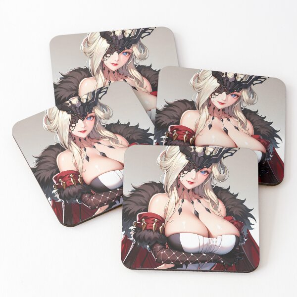 Item preview, Signora Genshin Impact Serene Red Cape Portrait designed and sold by 108Recordings.