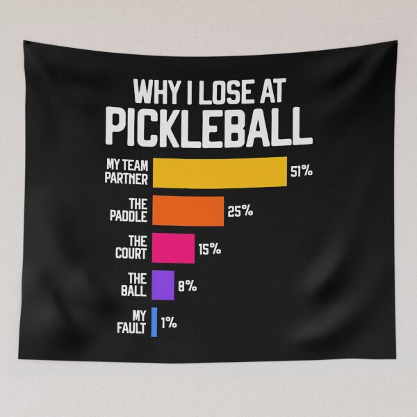 Item preview, Why I Lose At Pickleball Funny Pun For Pickleballers designed and sold by YaulTape.