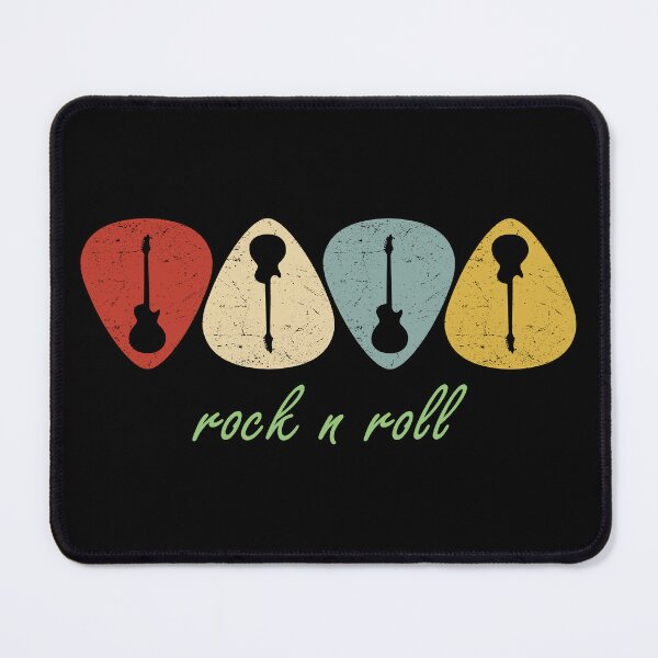 Item preview, Vintage Guitar Pick Retro Rock n Roll Music Silhouette designed and sold by fabiandesigns88.