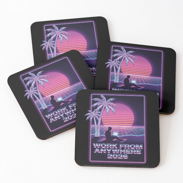 Item preview, Work From Anywhere 2026 Vaporwave designed and sold by FlamaC.