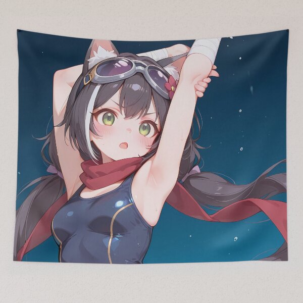 Item preview, Kyaru Summer Night Swim Princess Connect Game Anime Girl designed and sold by 108Recordings.