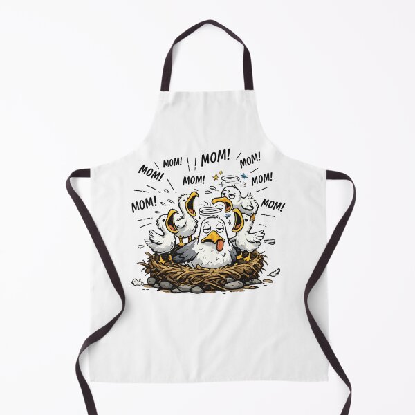 Item preview, Funny Tired Mom Seagull - Relatable Exhausted Motherhood Art designed and sold by Axivra.