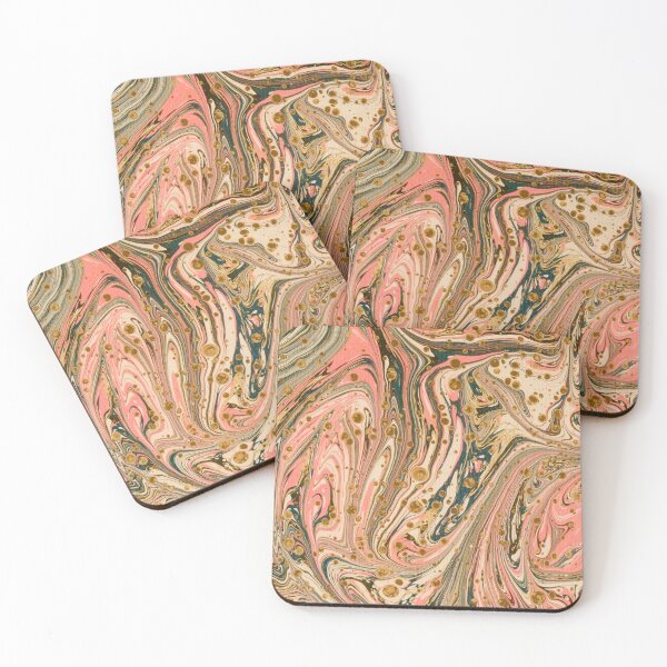 Item preview, Antique Handmade Fancy Marbled Paper designed and sold by AnimaliaStar.
