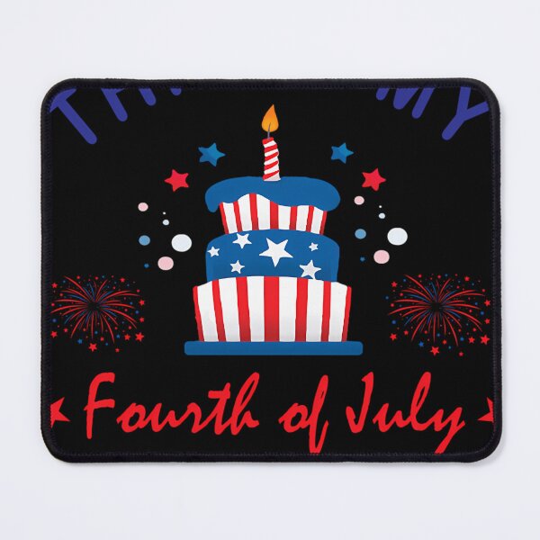 Item preview, This Is My Fourth Of July Birthday Shirt With Cake And Fireworks designed and sold by FlankinMew.