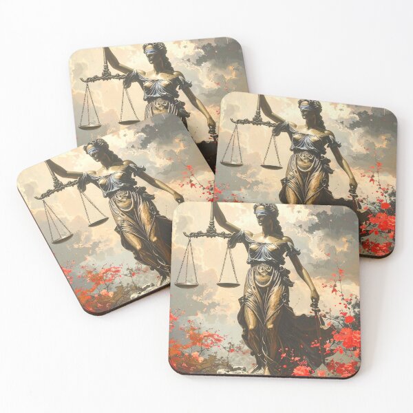 Item preview, Lady Justice in Japanese Edo style designed and sold by thelivingrp.