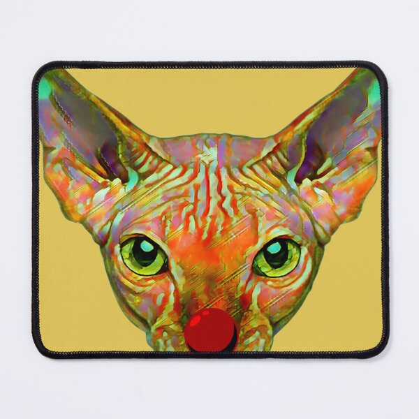 Item preview, Warhol's cat with clown nose designed and sold by ArtJosephAbalos.