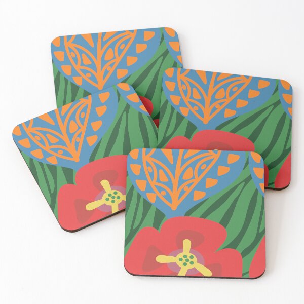 Item preview, Bold Colorful Tropical Hothouse Floral Whimsy. designed and sold by SalsySafrano.