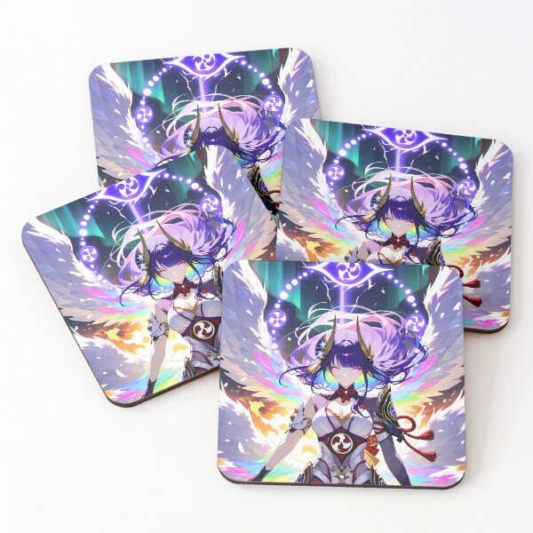 Item preview, Raiden Shogun Genshin Impact Celestial Wings Electro Aura designed and sold by 108Recordings.