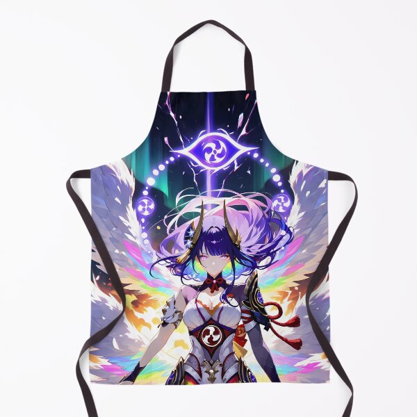 Item preview, Raiden Shogun Genshin Impact Celestial Wings Electro Aura designed and sold by 108Recordings.