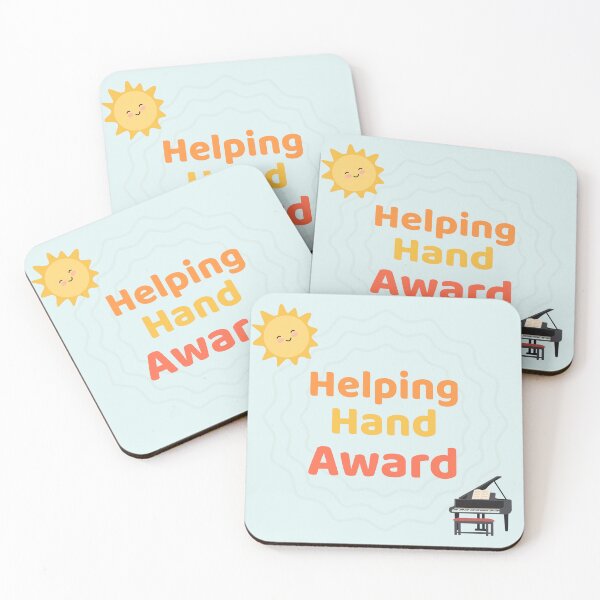 Item preview, Helping Hand Award for Piano Students - Piano Recital, Music Student Award, Teacher End of Year Gift designed and sold by ACube Piano Studio.