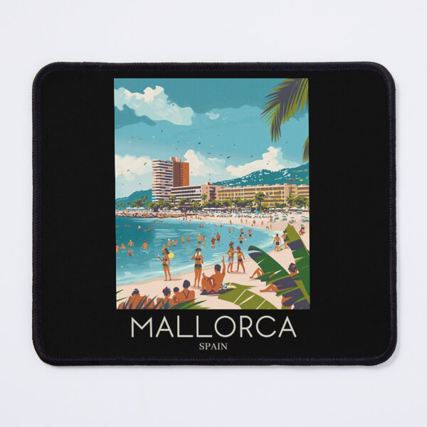 Item preview, A Pop Art Travel Print of Mallorca Spain designed and sold by Erstenenquis.