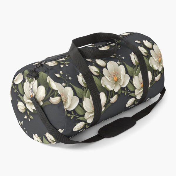 Item preview, White Floral Seamless Pattern designed and sold by Leylita Design.