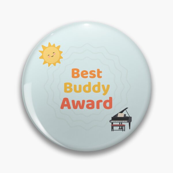 Item preview, Best Buddy Award for Piano Students - Piano Recital, Music Student Award, Teacher End of Year Gift designed and sold by ACube Piano Studio.