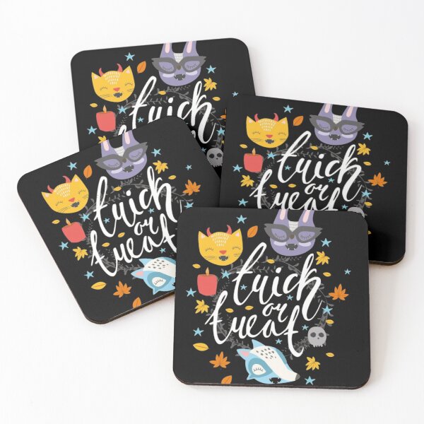 Item preview, Trick or Treat - Cute Halloween Animals and Autumn Leaves designed and sold by GenZFashion000.