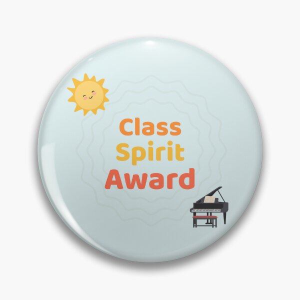 Item preview, Class Spirit Award for Piano Students - Piano Recital, Music Student Award, Teacher End of Year Gift designed and sold by ACube Piano Studio.