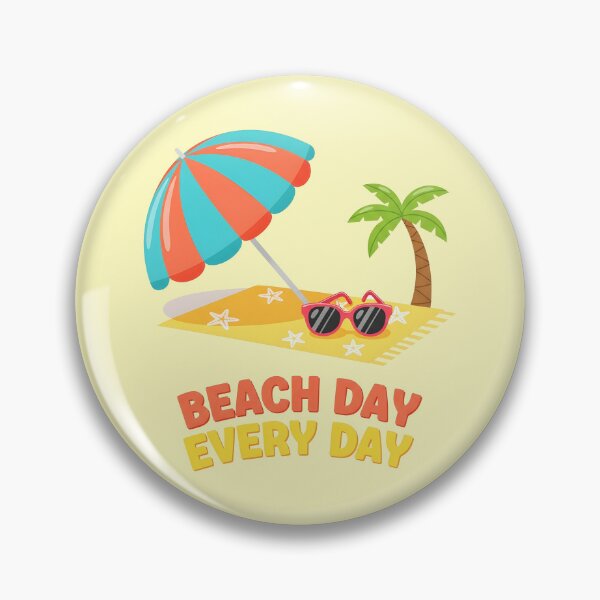 Item preview, Beach Day Every Day – Relaxed Summer Beach Setup Design designed and sold by Sea Gem.