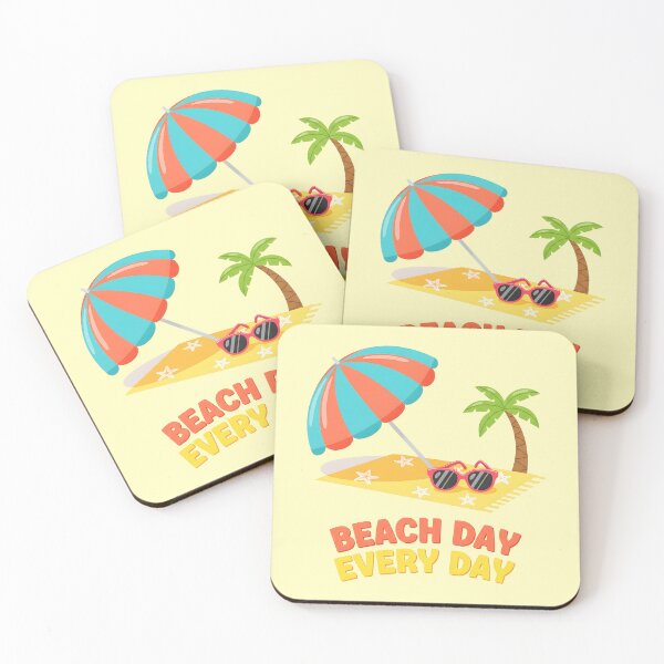 Item preview, Beach Day Every Day – Relaxed Summer Beach Setup Design designed and sold by Sea Gem.