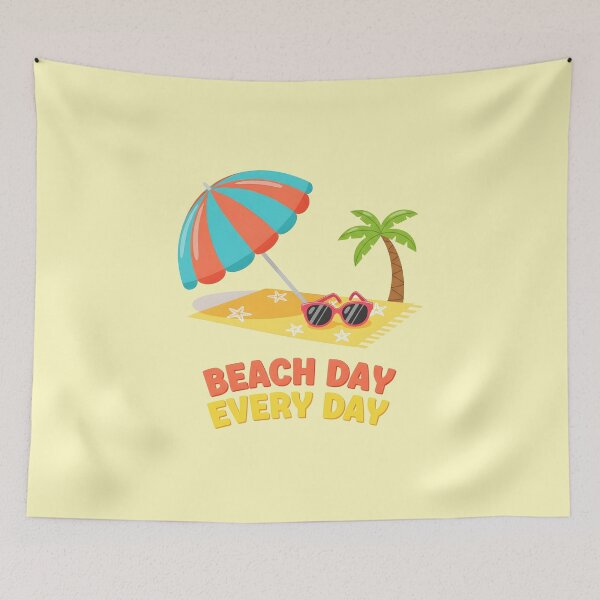 Item preview, Beach Day Every Day – Relaxed Summer Beach Setup Design designed and sold by Sea Gem.
