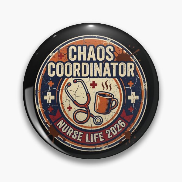 Artikelvorschau, Chaos Coordinator Nurse Life 2026 entworfen und verkauft von FlamaC.