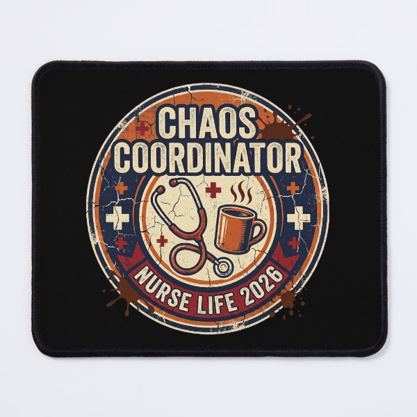 Item preview, Chaos Coordinator Nurse Life 2026 designed and sold by FlamaC.