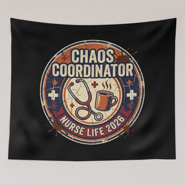Item preview, Chaos Coordinator Nurse Life 2026 designed and sold by FlamaC.