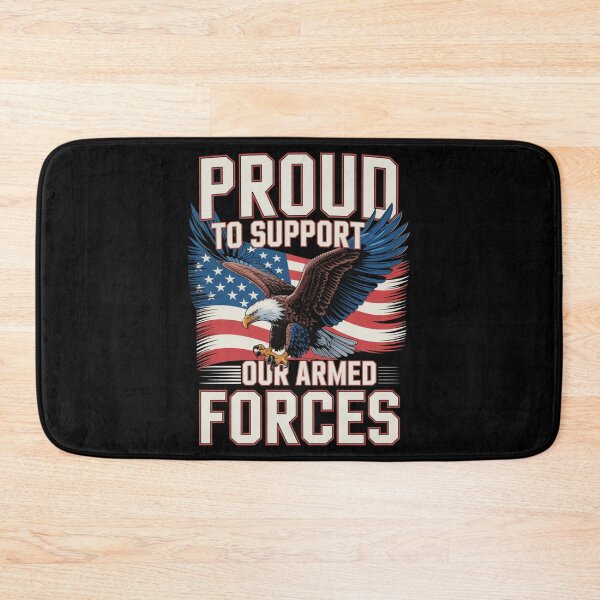 Item preview, Proud to Support Our Armed Forces — Eagle American Flag Shirt V1 designed and sold by DarylWelsh2024.