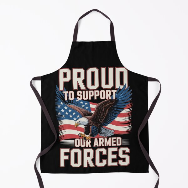 Item preview, Proud to Support Our Armed Forces — Eagle American Flag Shirt V1 designed and sold by DarylWelsh2024.