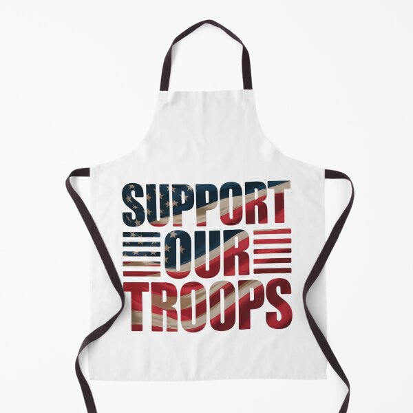 Item preview, Support Our Troops — American Flag Bold Typography Shirt V1 designed and sold by DarylWelsh2024.