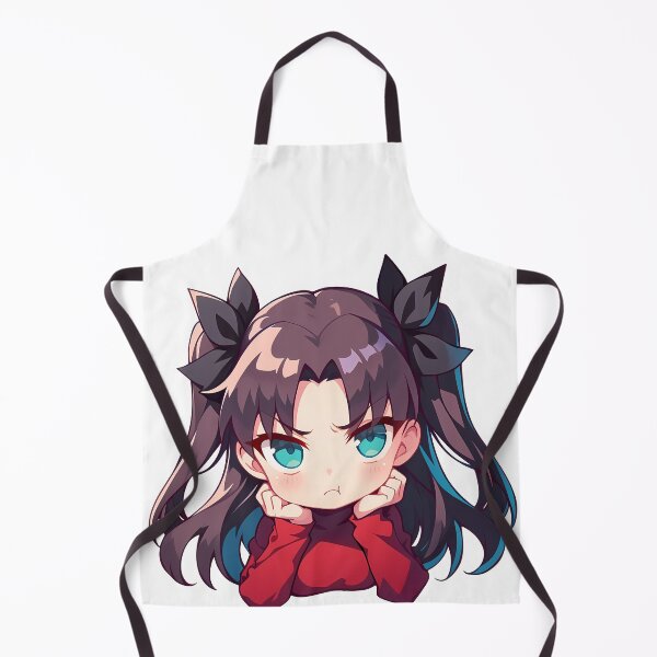Item preview, Rin Tohsaka Fate Stay Night Chibi Tsundere Pout designed and sold by 108Recordings.