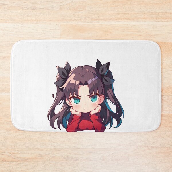 Item preview, Rin Tohsaka Fate Stay Night Chibi Tsundere Pout designed and sold by 108Recordings.