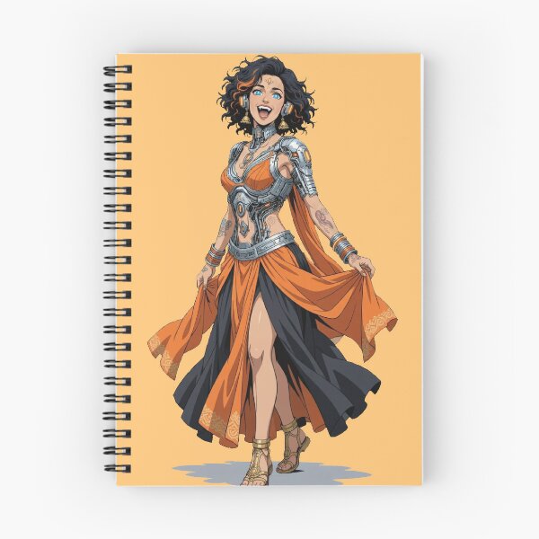 Item preview, Cyberpunk Indian Vampire | Priya Rao Saffron Sari Matriarch designed and sold by Joammiyon.