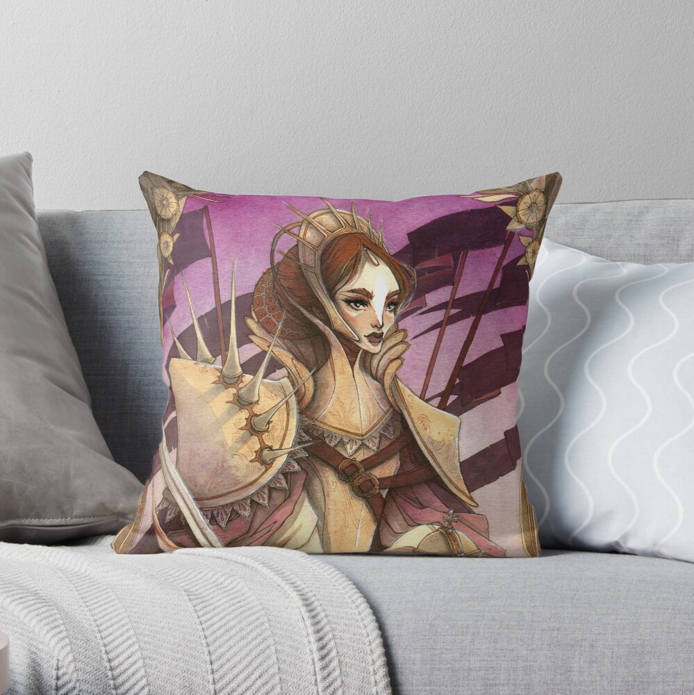 Wrath and Thunder Throw Pillow